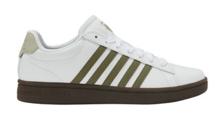 KSwiss Sneaker Court Tiebreak II (Leder) 2025 weiss/olive Herren